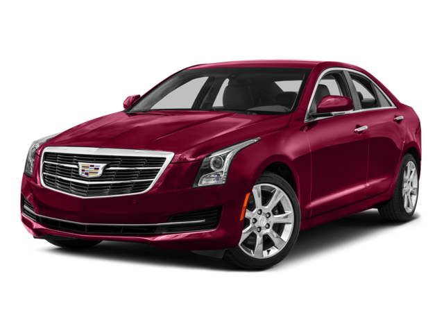 2016 Cadillac ATS Standard RWD in Black Raven — front three-quarter view