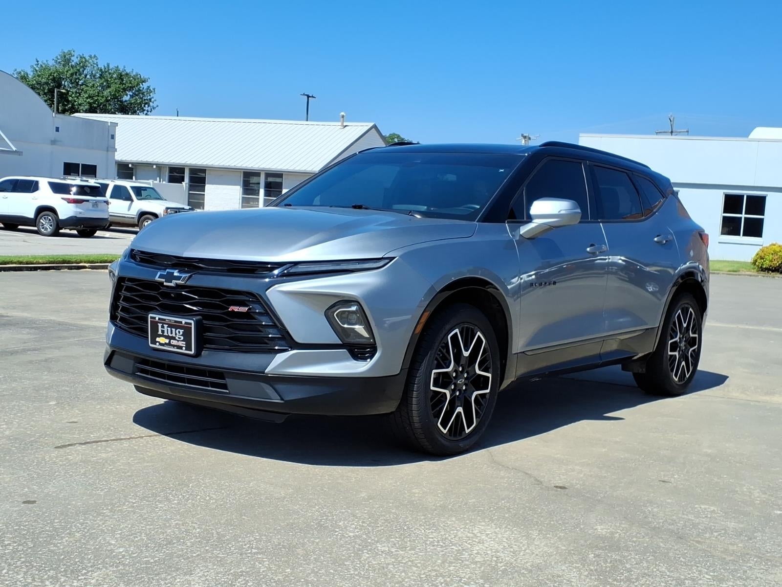 2024 Chevrolet Blazer RS in Sterling Gray Metallic — front three-quarter view