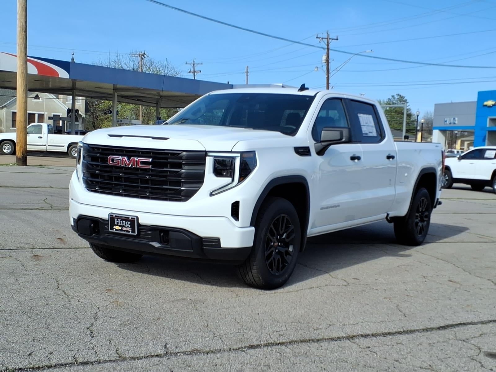 2026 GMC Sierra 1500 Pro in Summit White — front three-quarter view