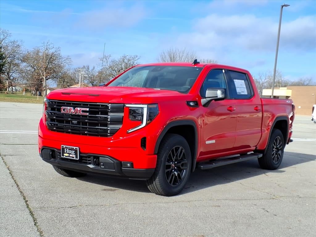 2026 GMC Sierra 1500 Elevation in Cardinal Red — front three-quarter view